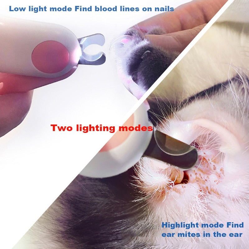 Purrfect Groom ProPet Nail Clipper with LED Light for Cats and Small Dogs