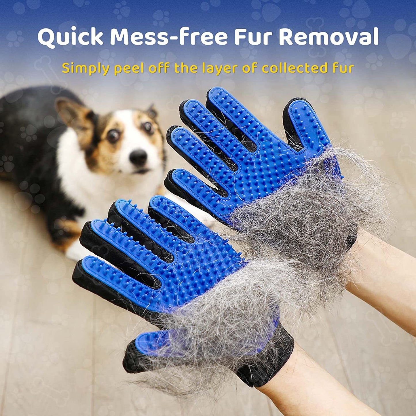 Gentle Pet Hair Remover Glove