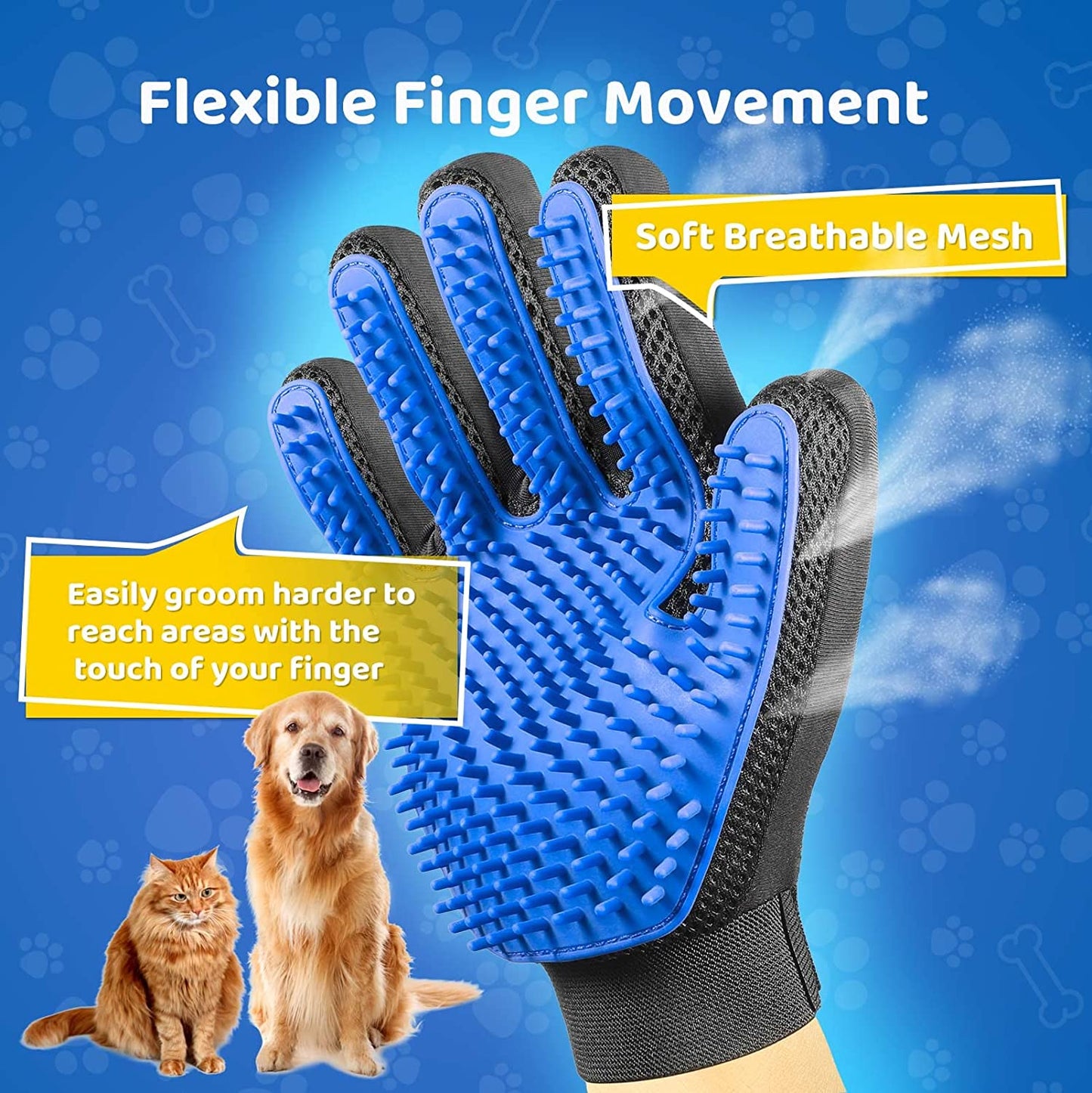 Gentle Pet Hair Remover Glove