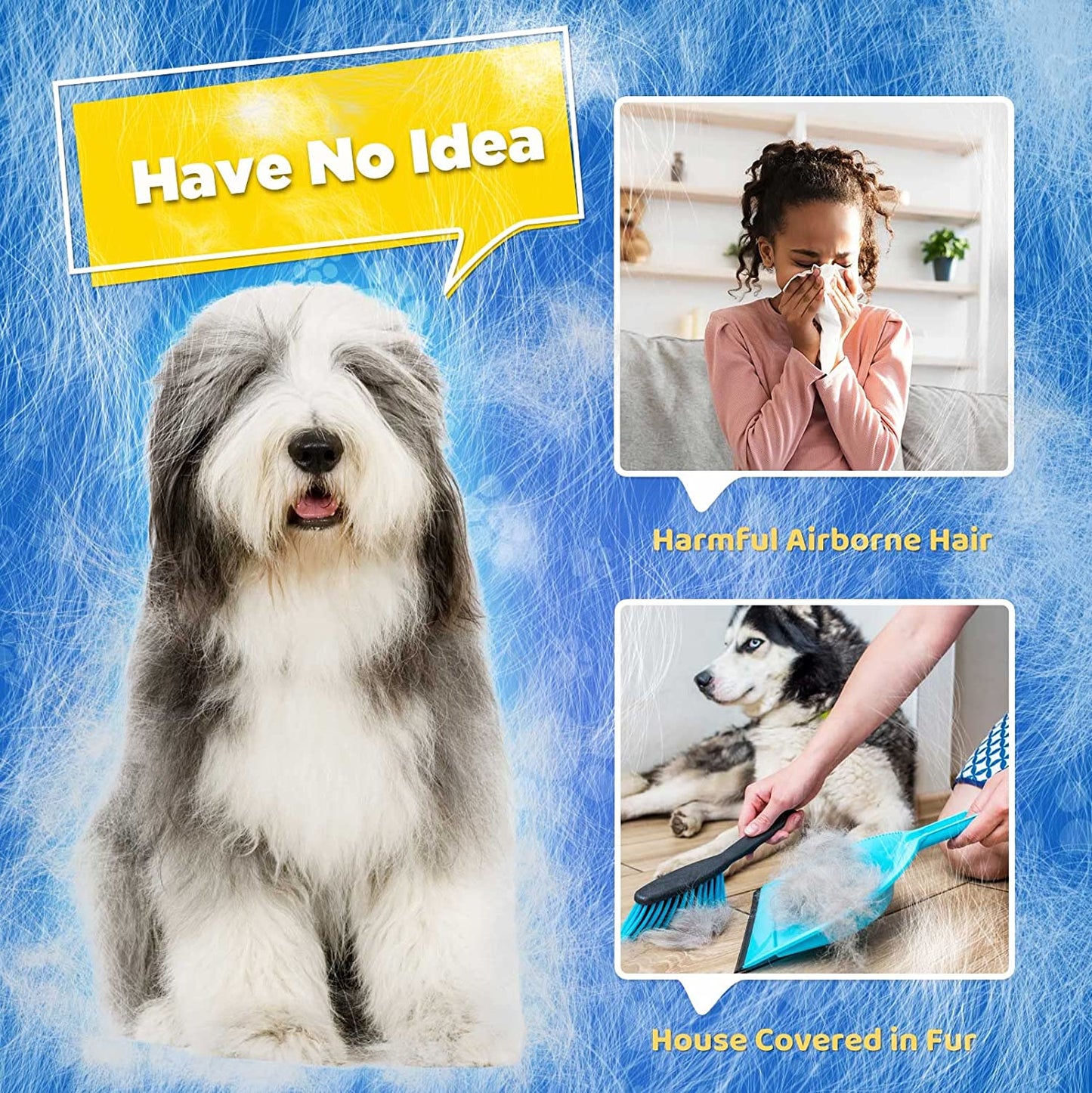 Gentle Pet Hair Remover Glove